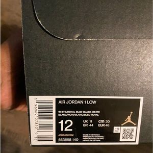 Royal blue Jordan 1s